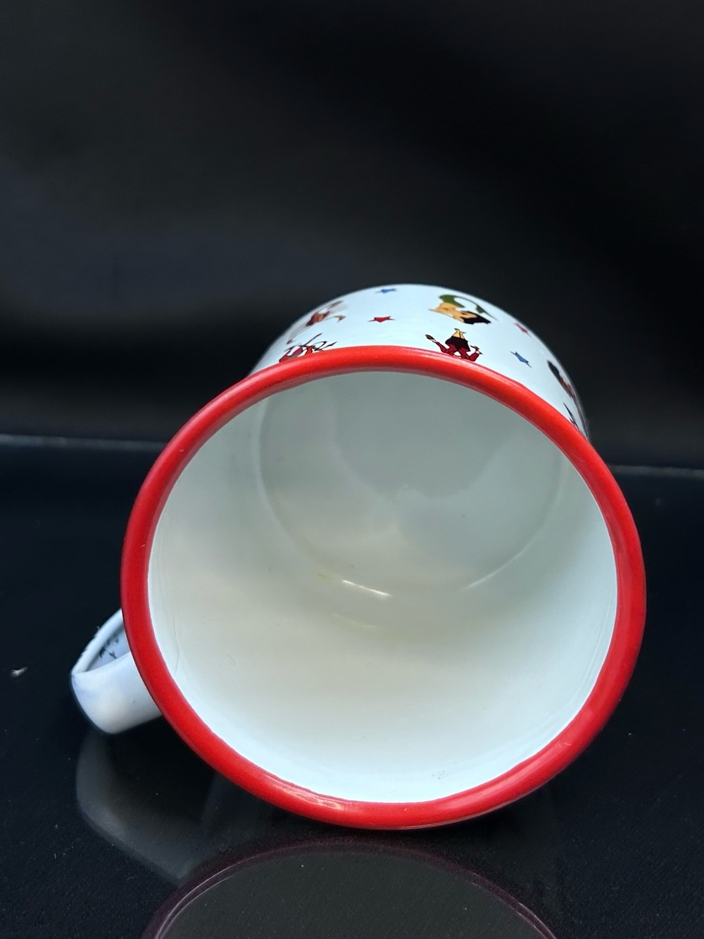 Wajiro Dream Metal Enamel Coffee Mug with Mexican Loteria Tattoo Design 3" Tall - Picture 16 of 16
